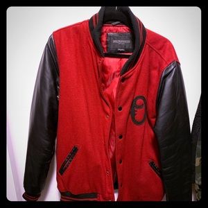 Bright red Obey men’s jacket